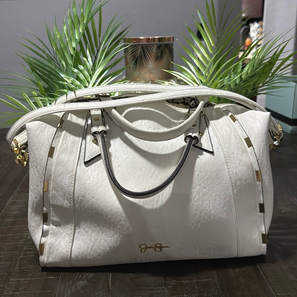 White Med size Jessica Simpson purse